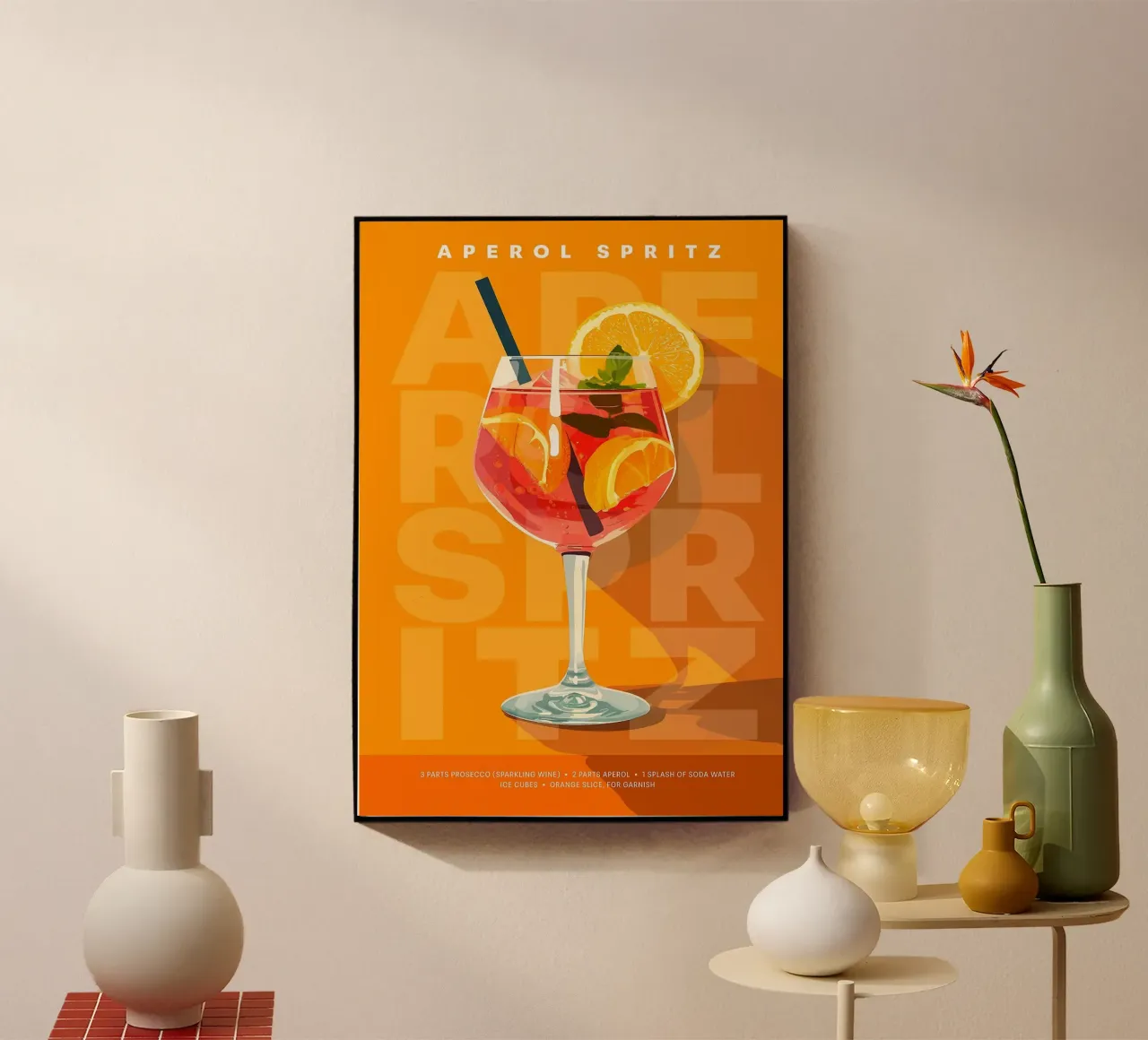 Spritz Aperol classico plexiglass da kakaka