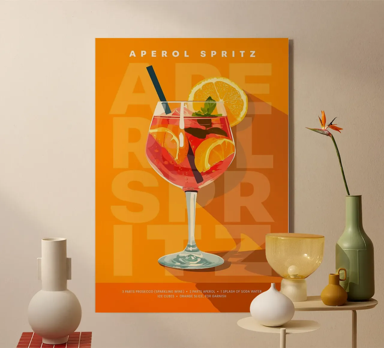 Spritz Aperol classico plexiglass da kakaka