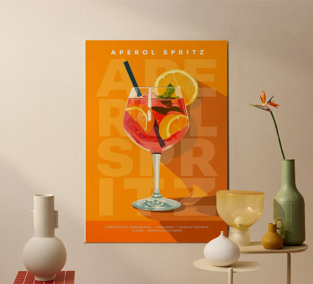 Spritz Aperol classico carta hahnemühle da kakaka