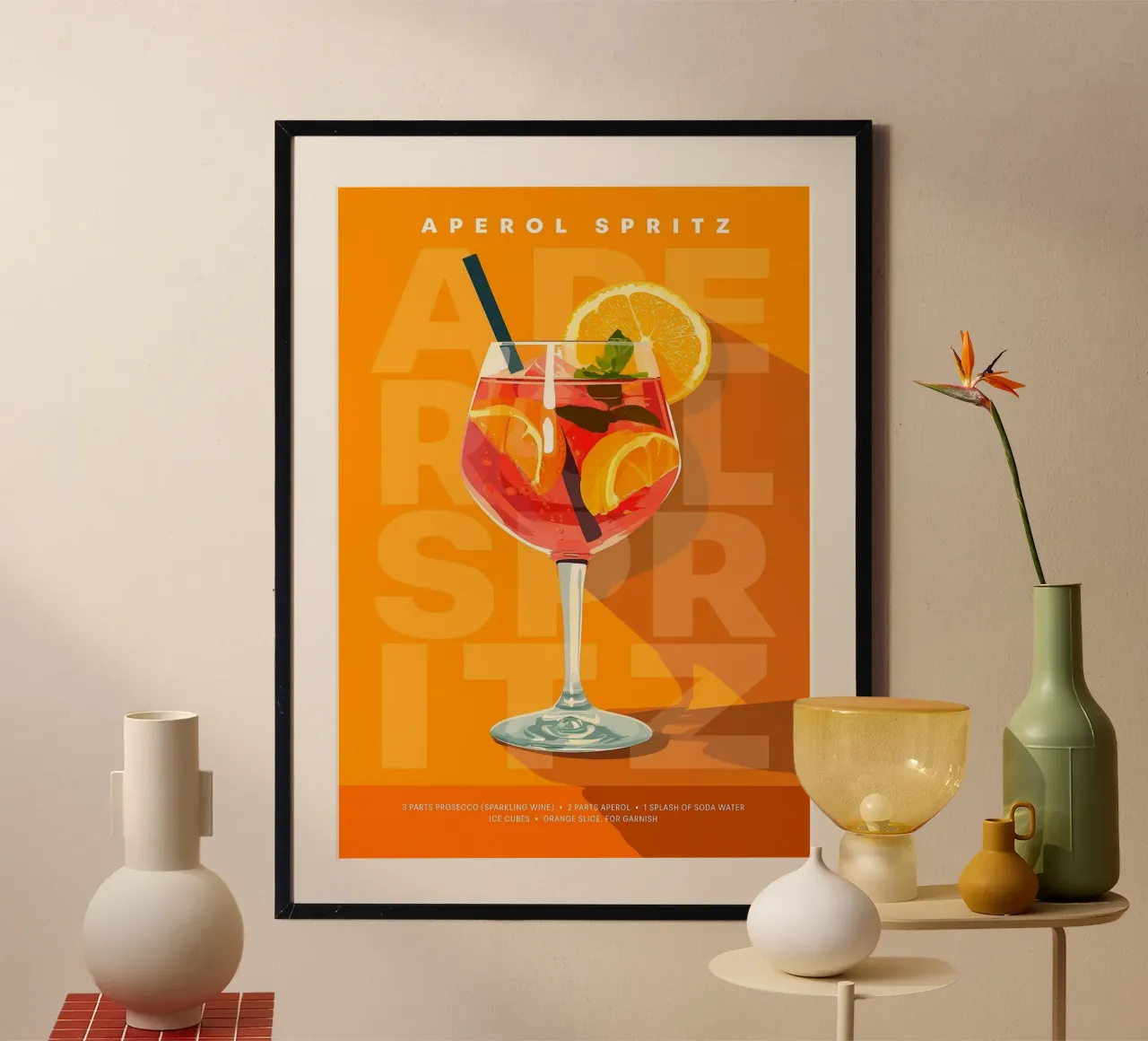 Spritz Aperol classico carta hahnemühle da kakaka