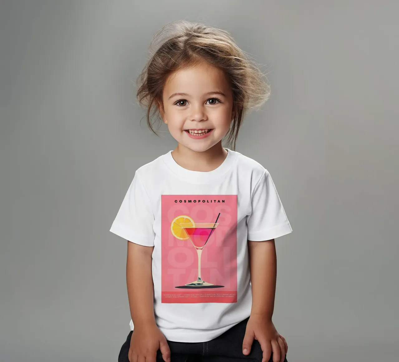 Cosmopolita classico t-shirt bambini da kakaka