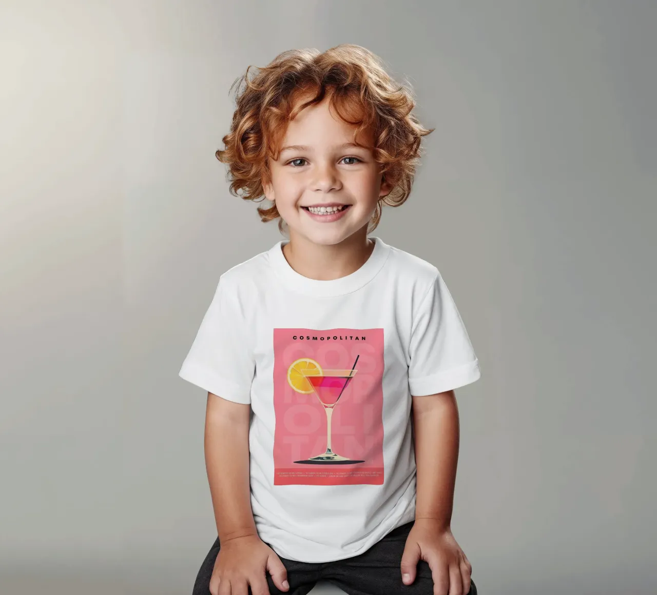 Cosmopolita classico t-shirt bambini da kakaka