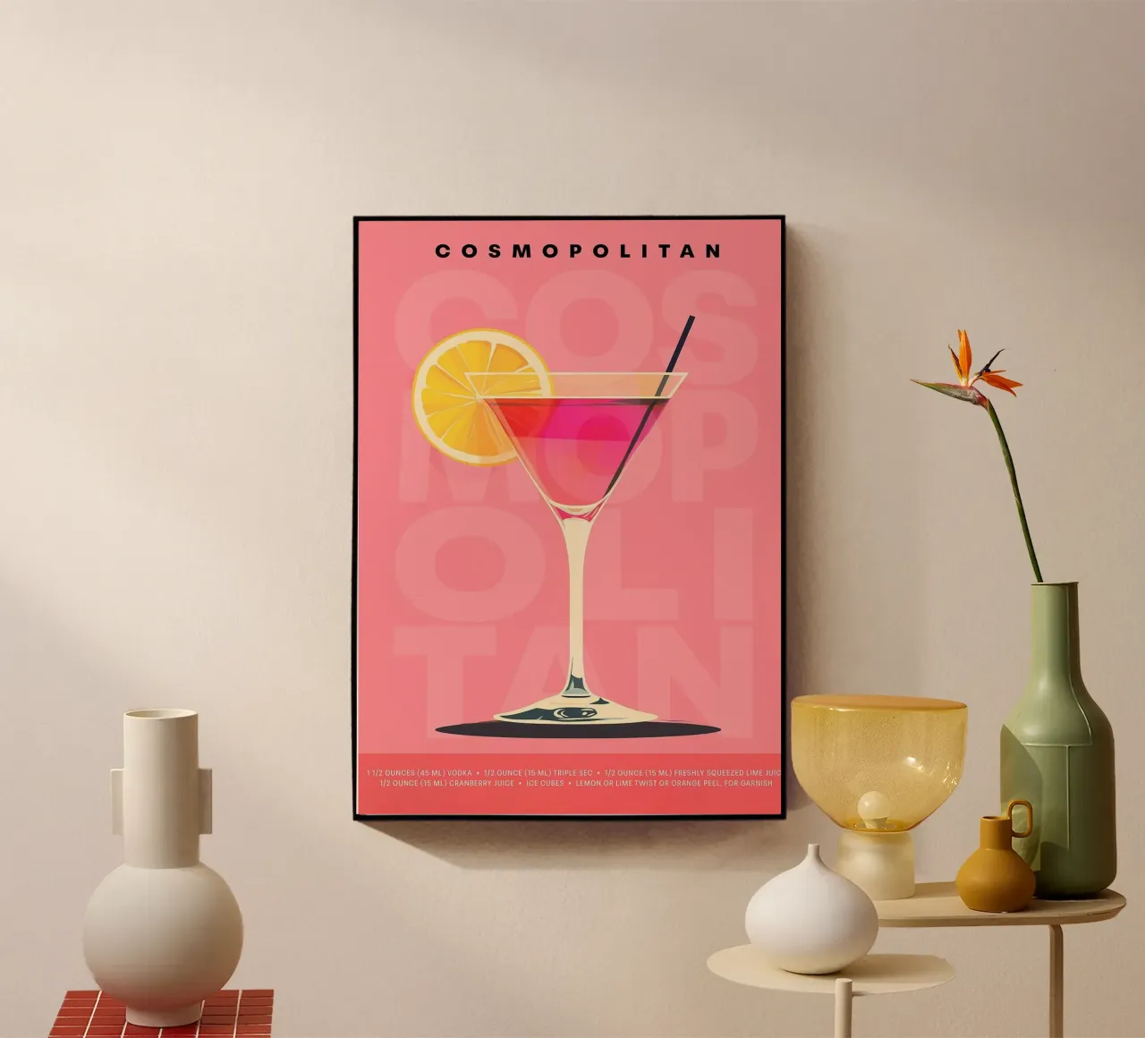 Cosmopolitan classique plexiglas de kakaka