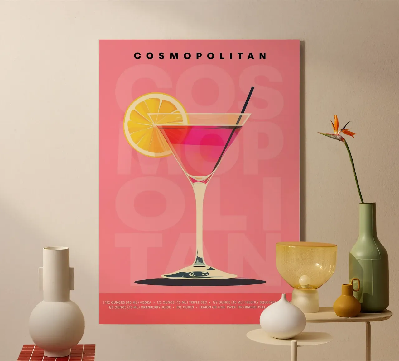 Cosmopolitan classique plexiglas de kakaka
