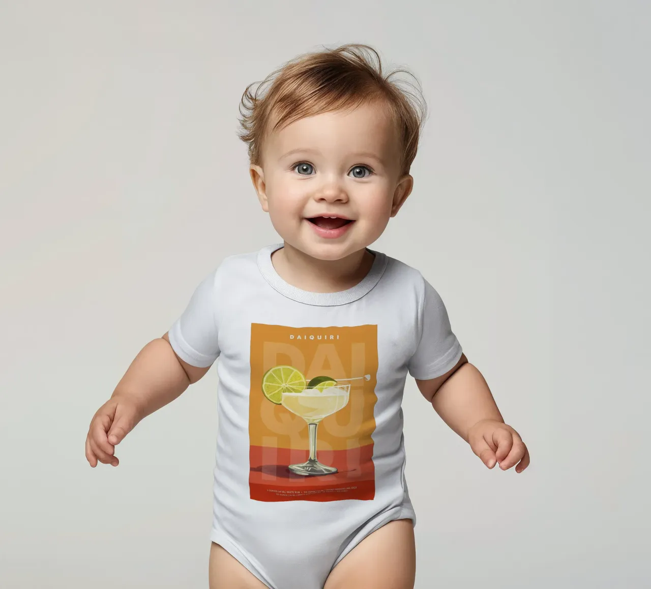 Daiquiri classico body neonato maniche corte da kakaka