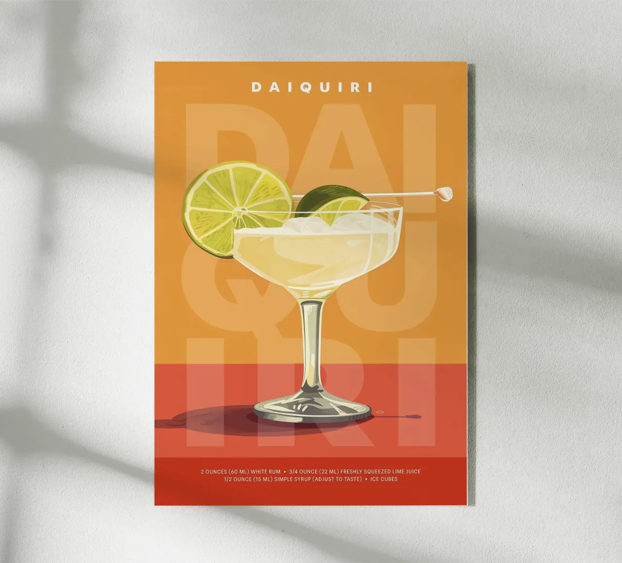 Daiquiri classico plexiglass da kakaka
