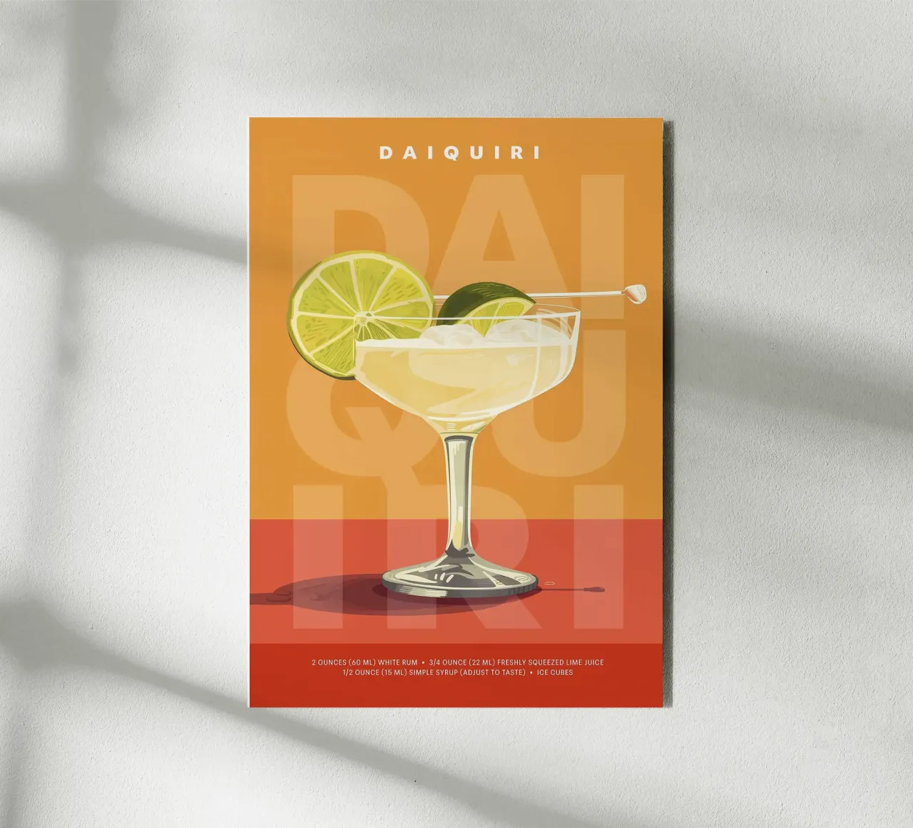 Daiquiri classico alluminio dibond da kakaka