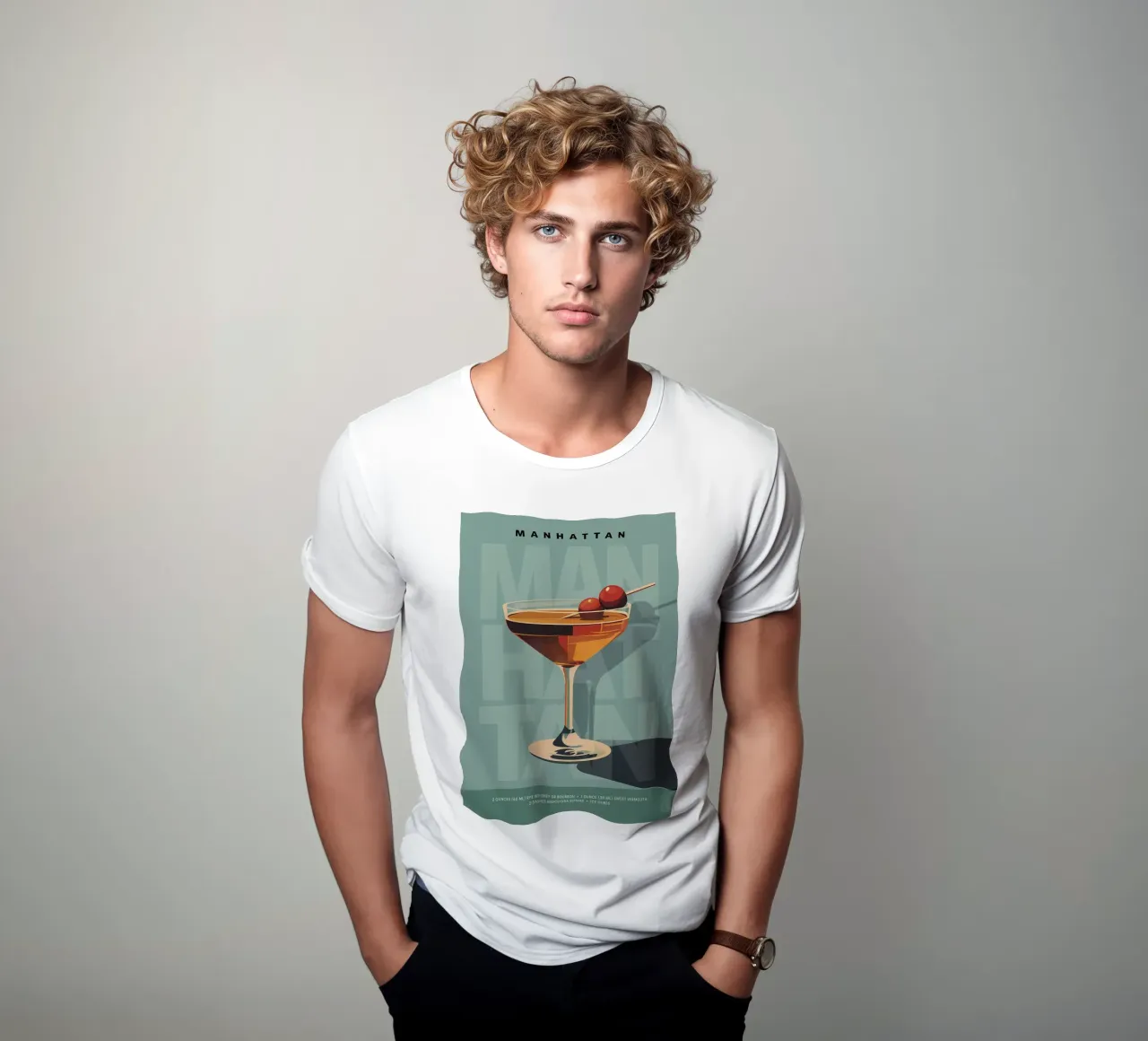 Manhattan classica t-shirt da kakaka