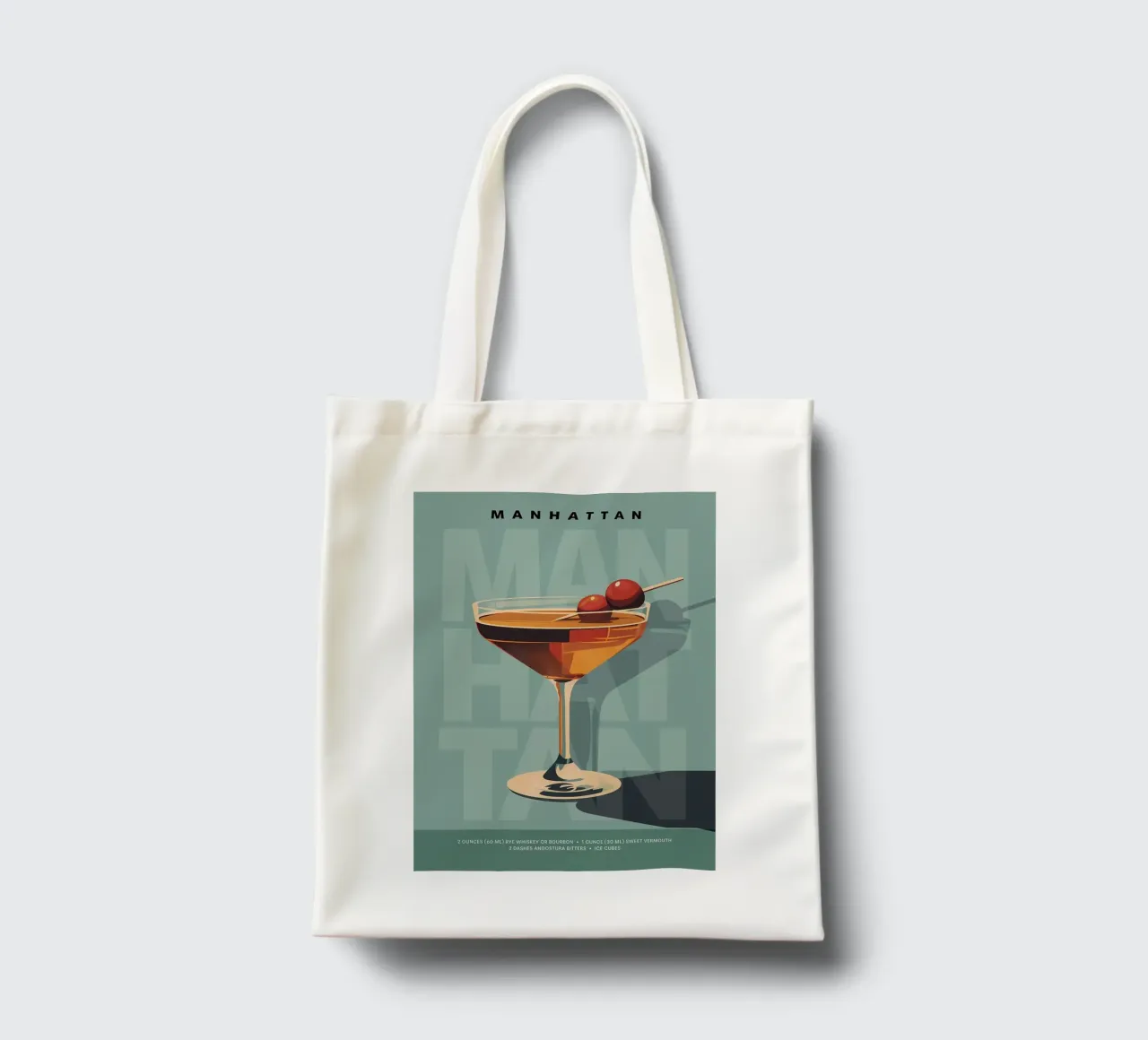 Manhattan classica borsa in juta da kakaka