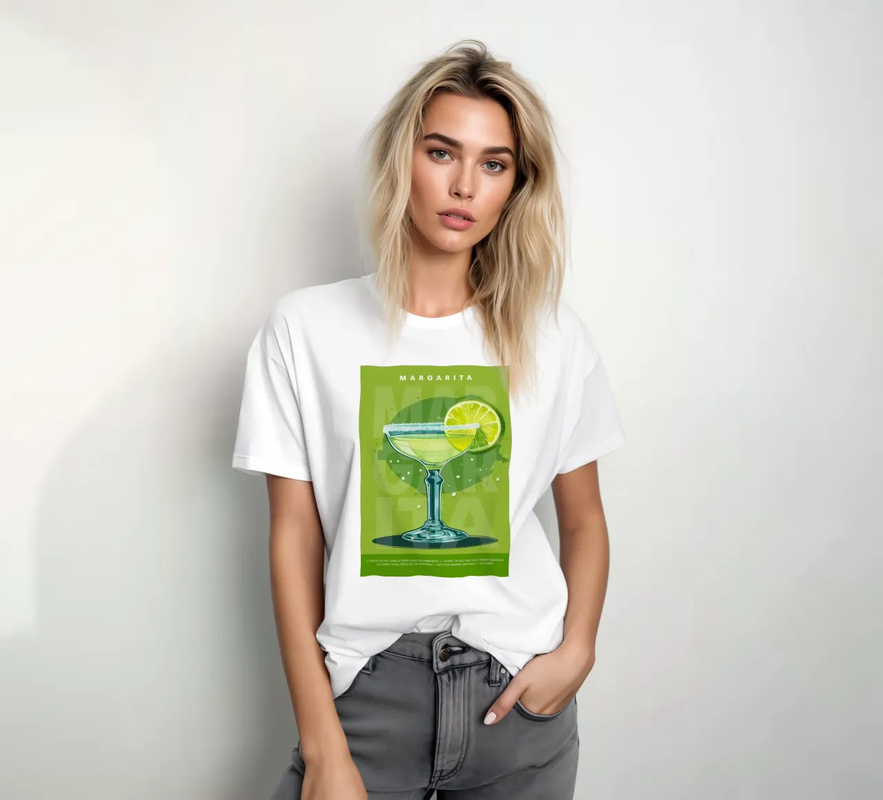Margarita classico t-shirt da kakaka