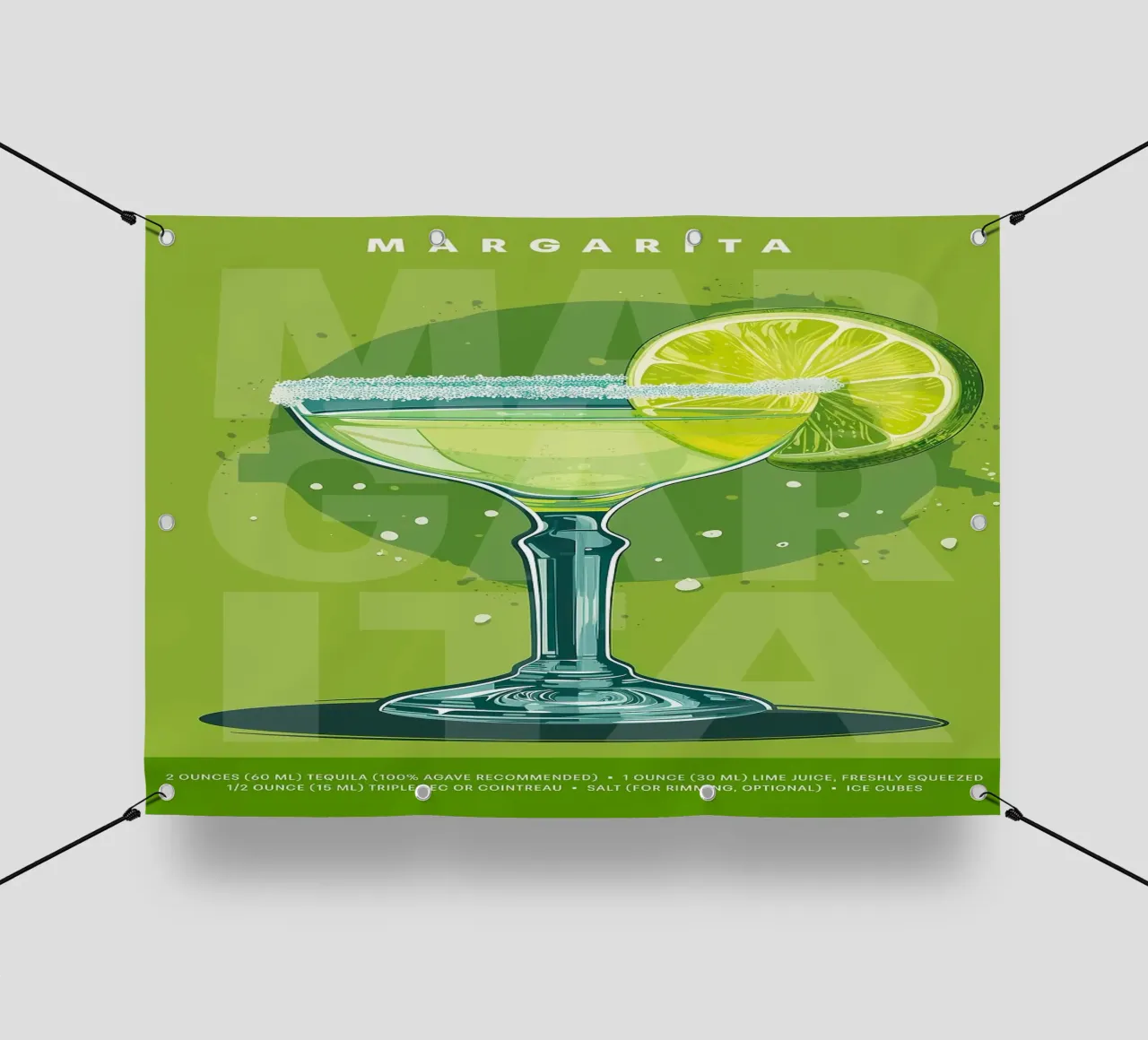 Margarita classico telo in pvc da kakaka