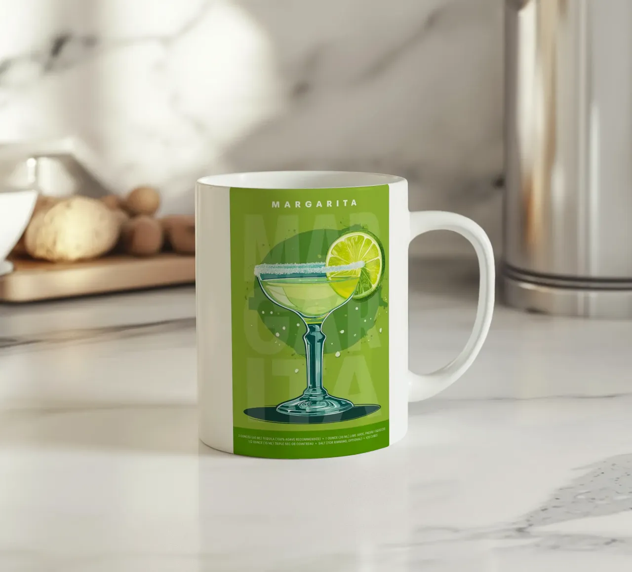 Margarita classico tazza in ceramica da kakaka