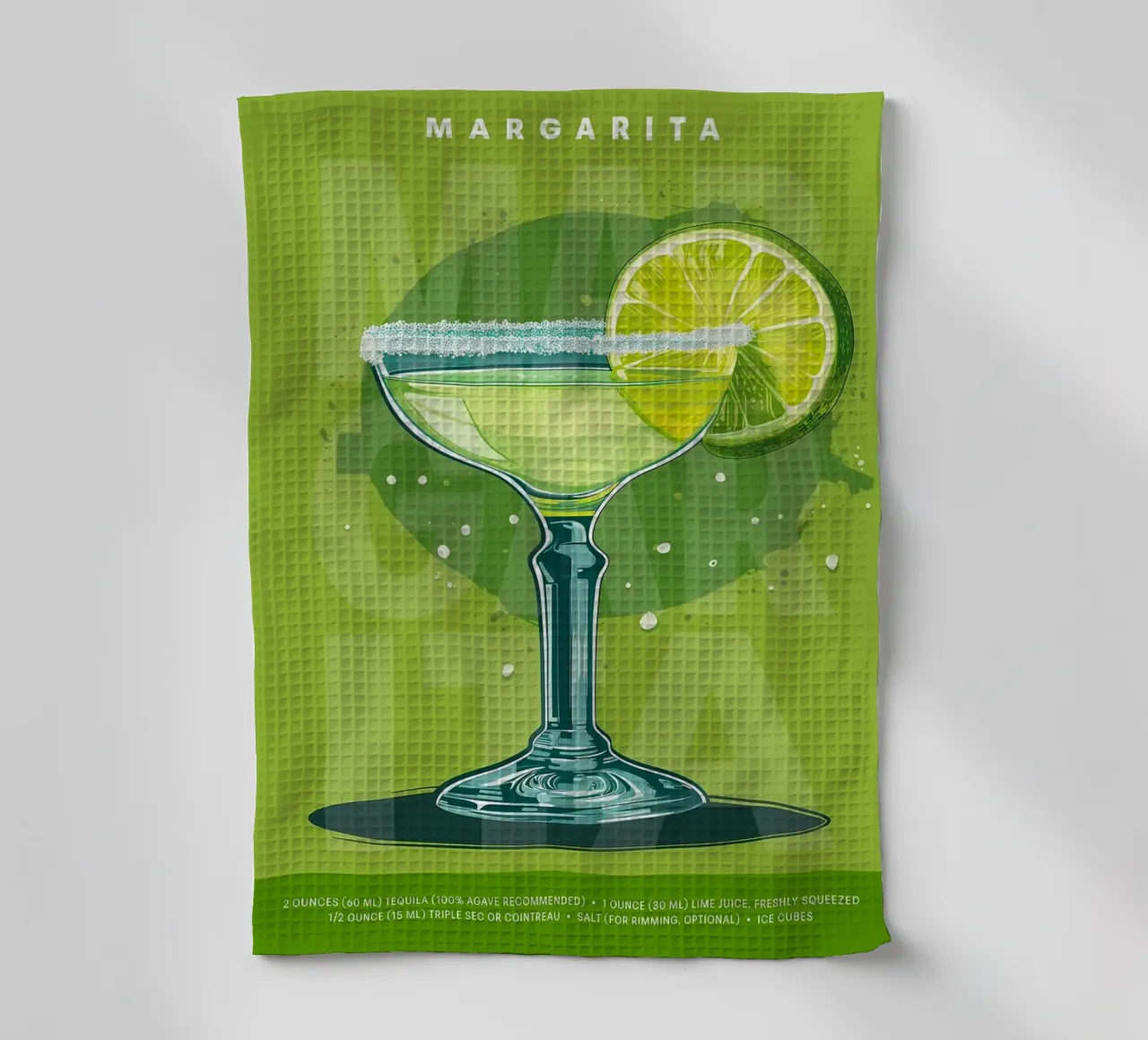 Margarita classico canovaccio da cucina da kakaka