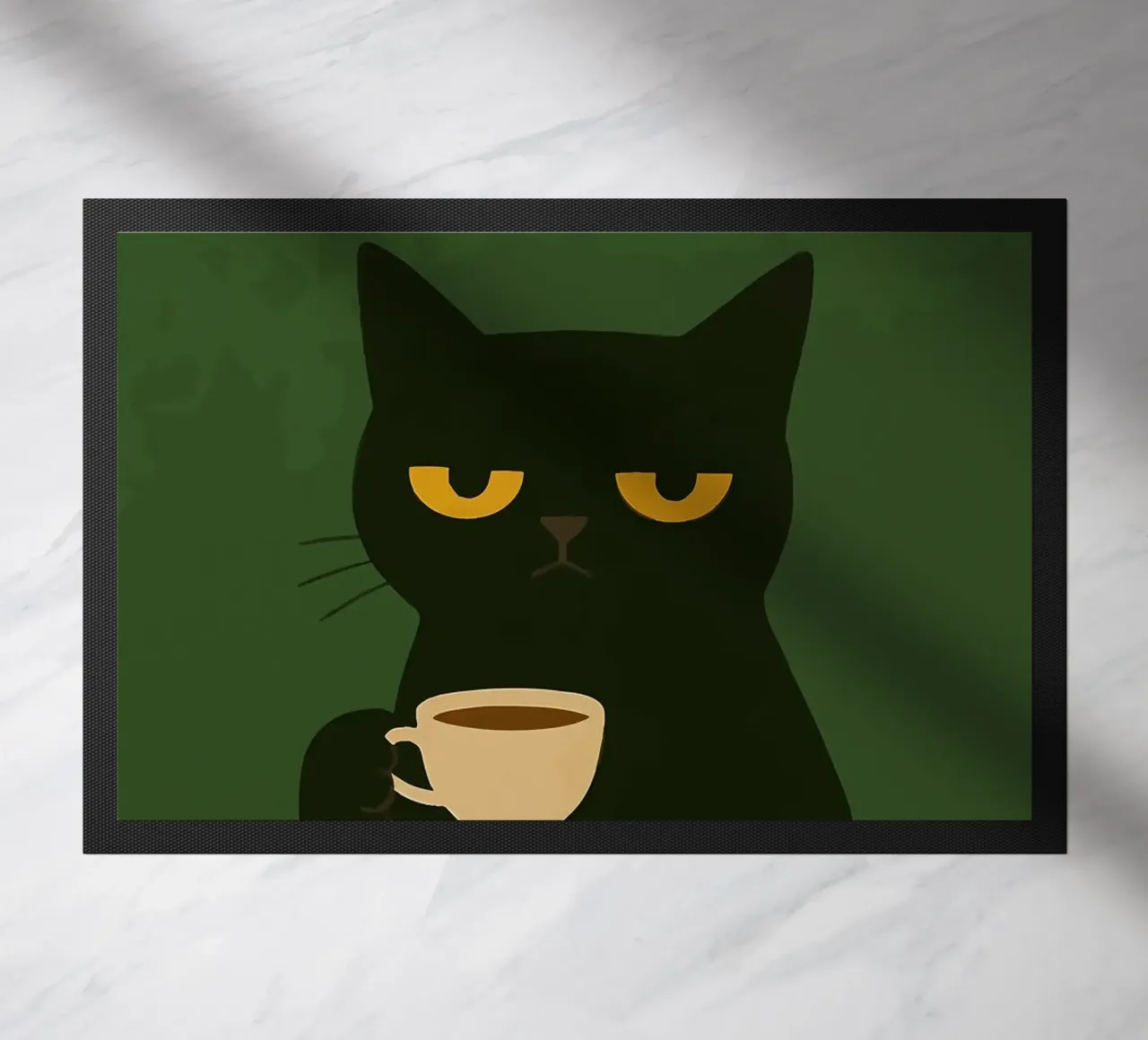 More Espresso Less Depresso Cat zerbino da kakaka