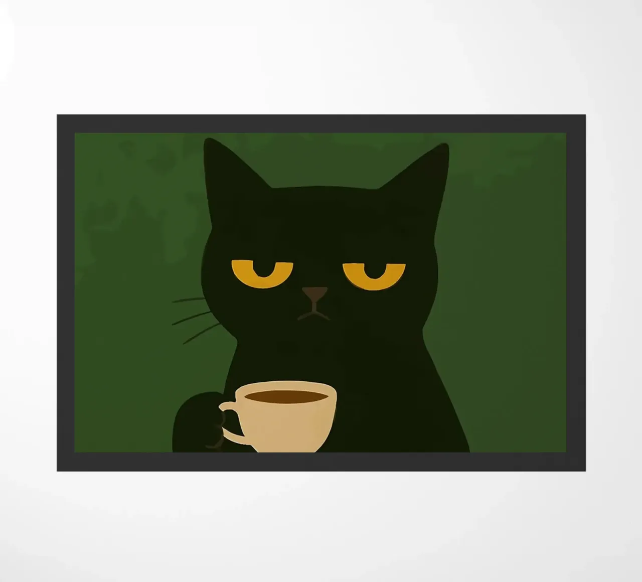 More Espresso Less Depresso Cat zerbino da kakaka