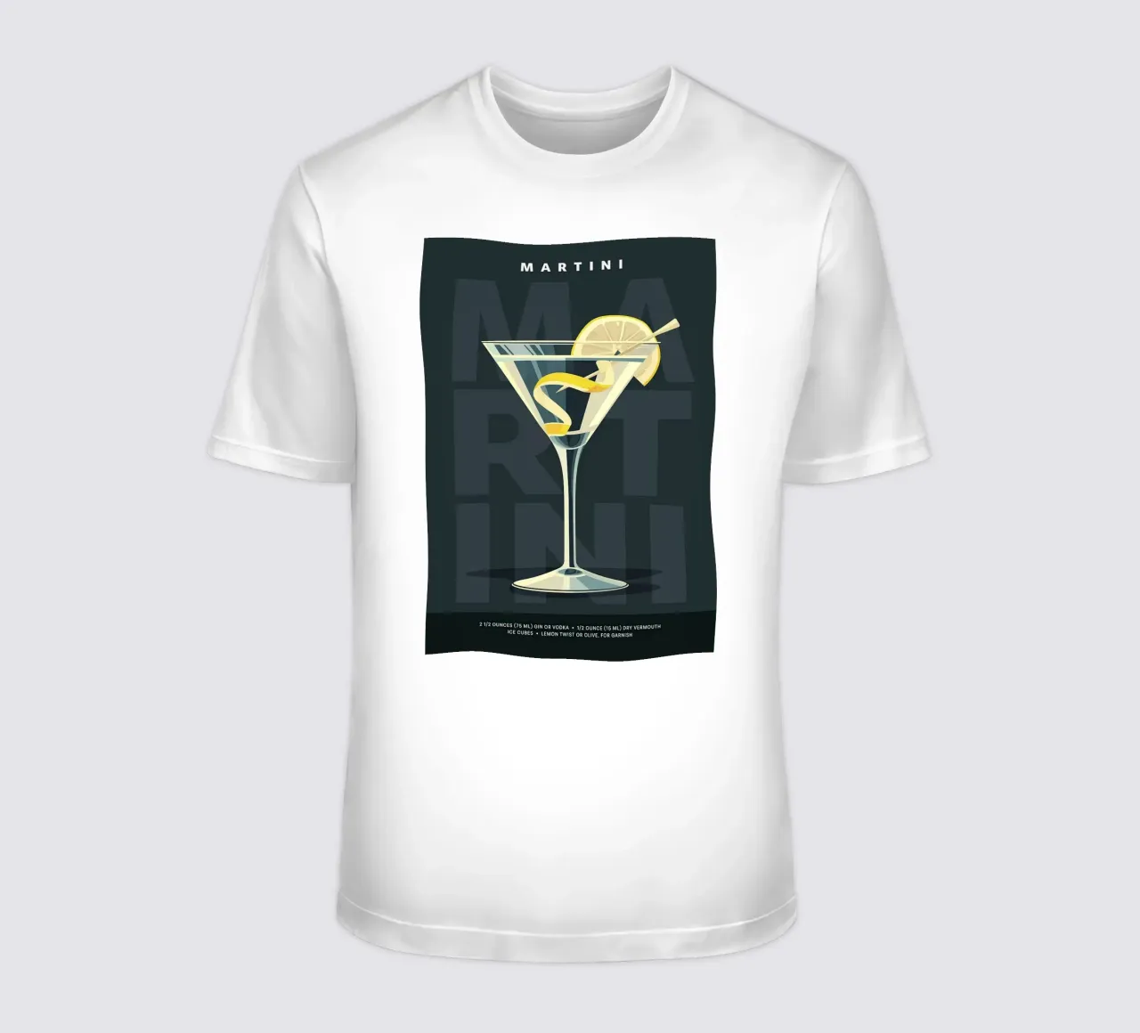 Martini classico t-shirt da kakaka
