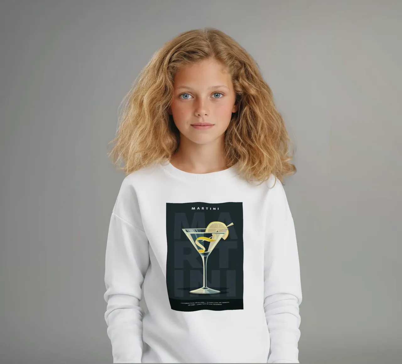 Martini classico felpa bambino da kakaka