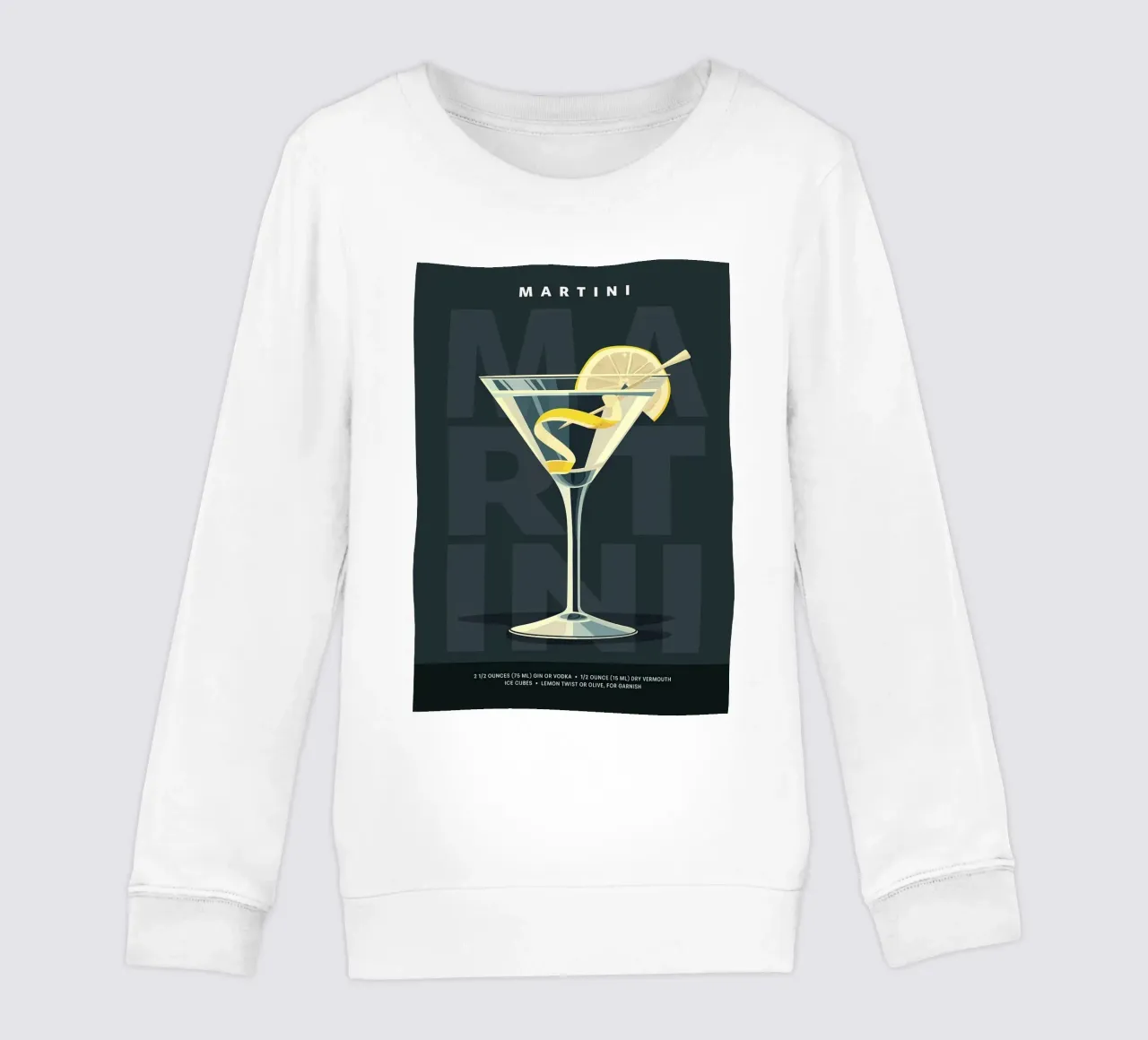 Martini classico felpa bambino da kakaka
