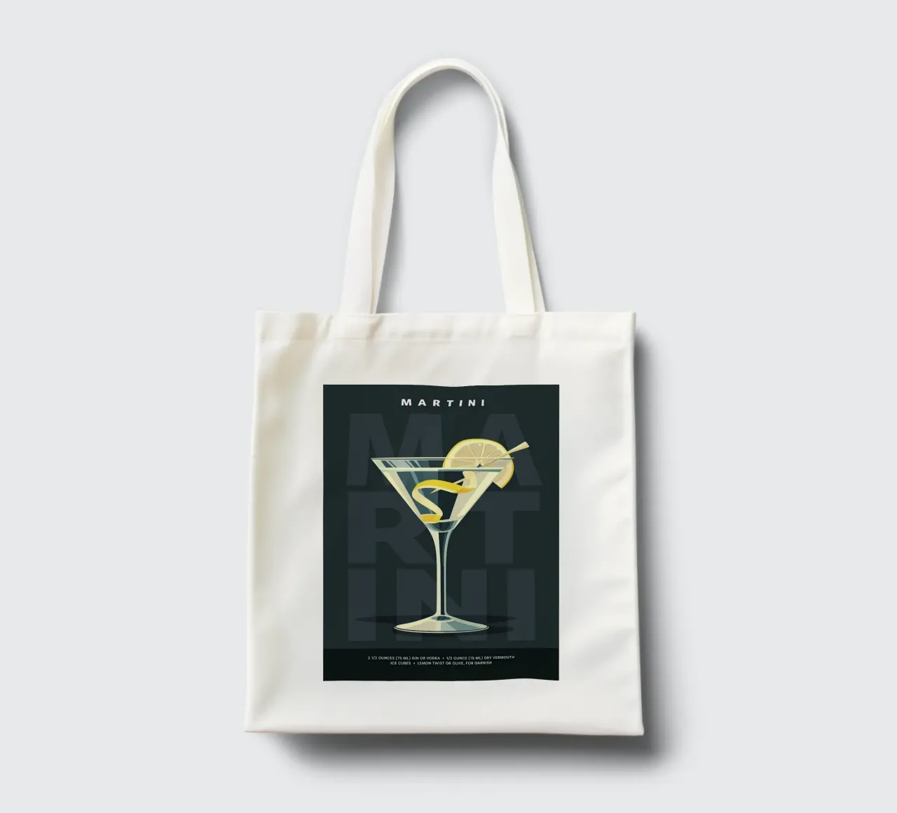 Martini classico borsa in juta da kakaka