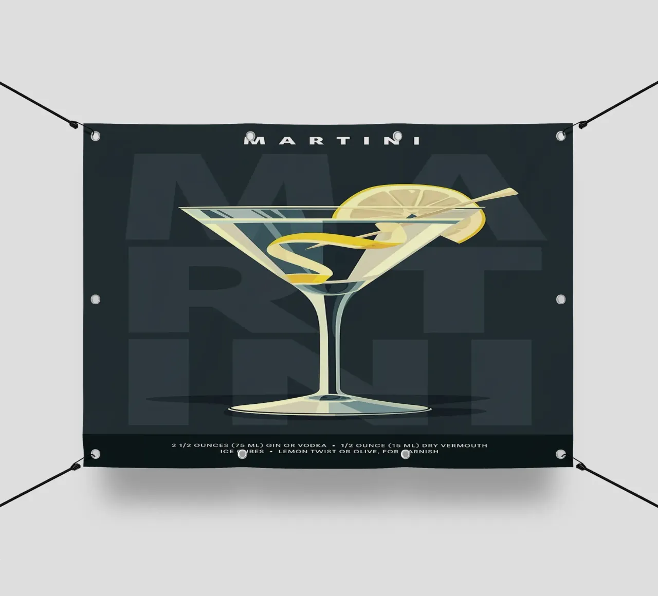 Martini classico telo in pvc da kakaka