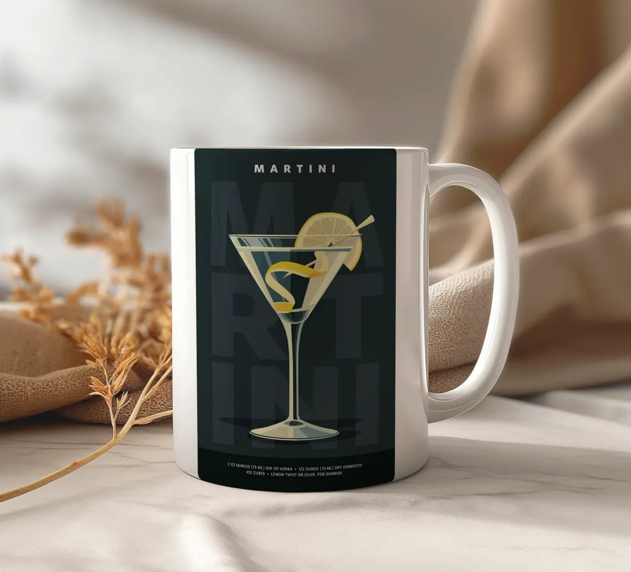 Martini classico tazza in ceramica da kakaka