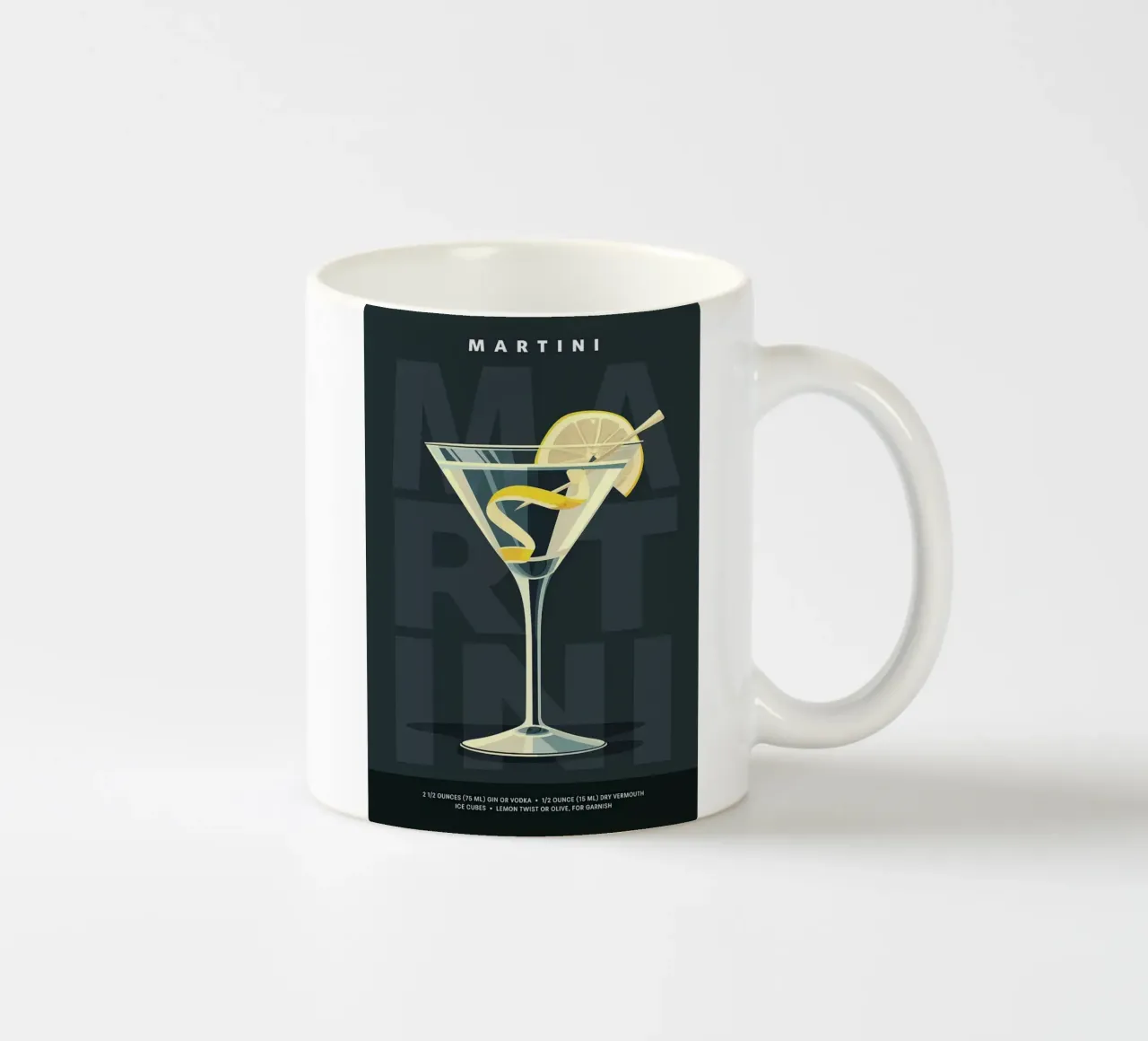 Martini classico tazza in ceramica da kakaka