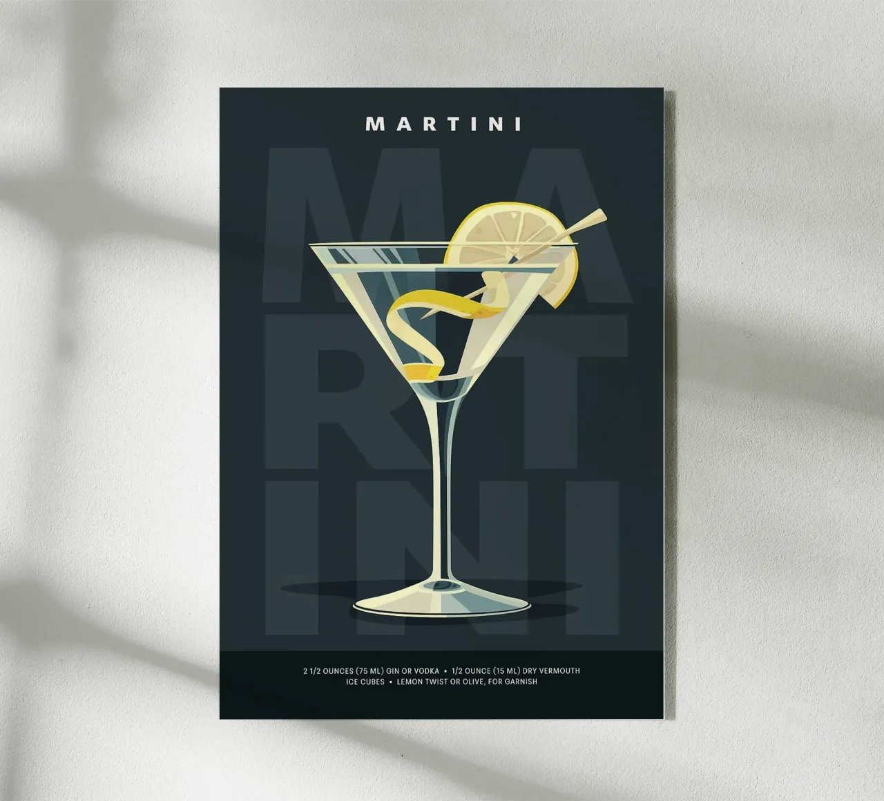 Martini classico plexiglass da kakaka