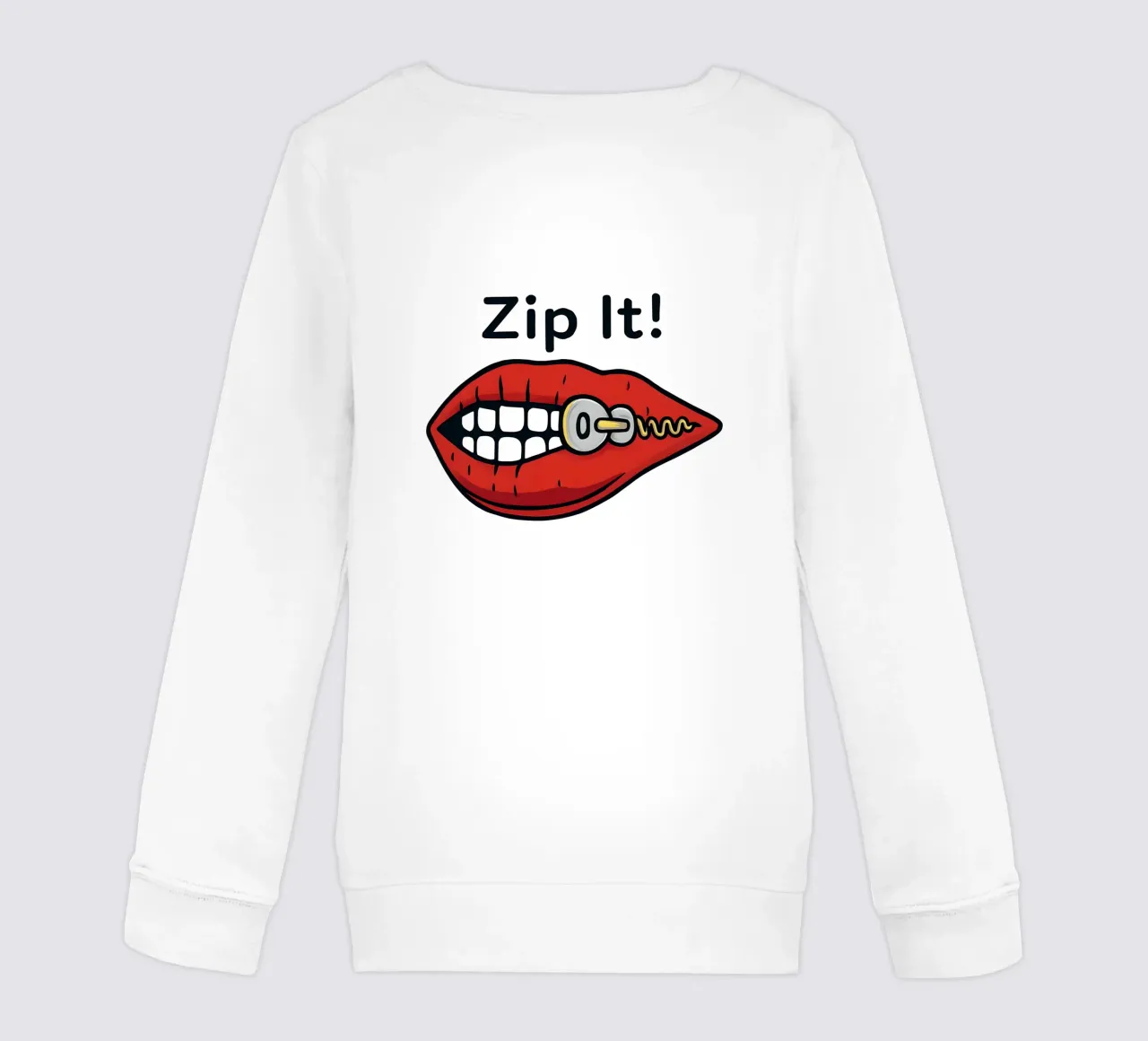 Zip It Lips felpa bambino da TeeLab