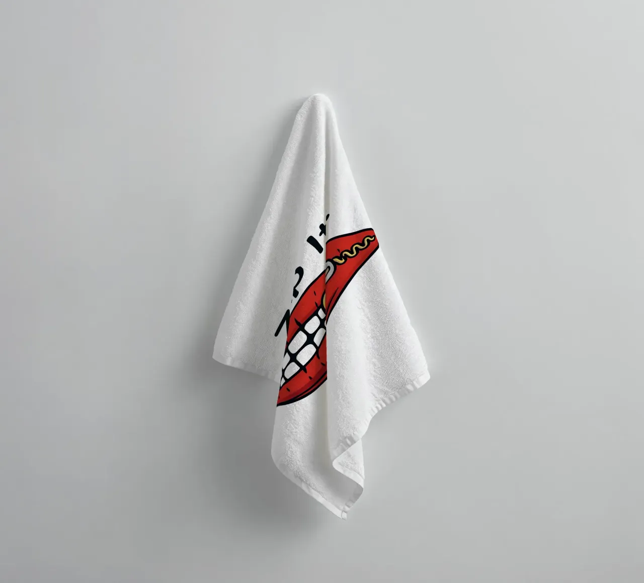 Zip It Lips asciugamano da bagno da TeeLab