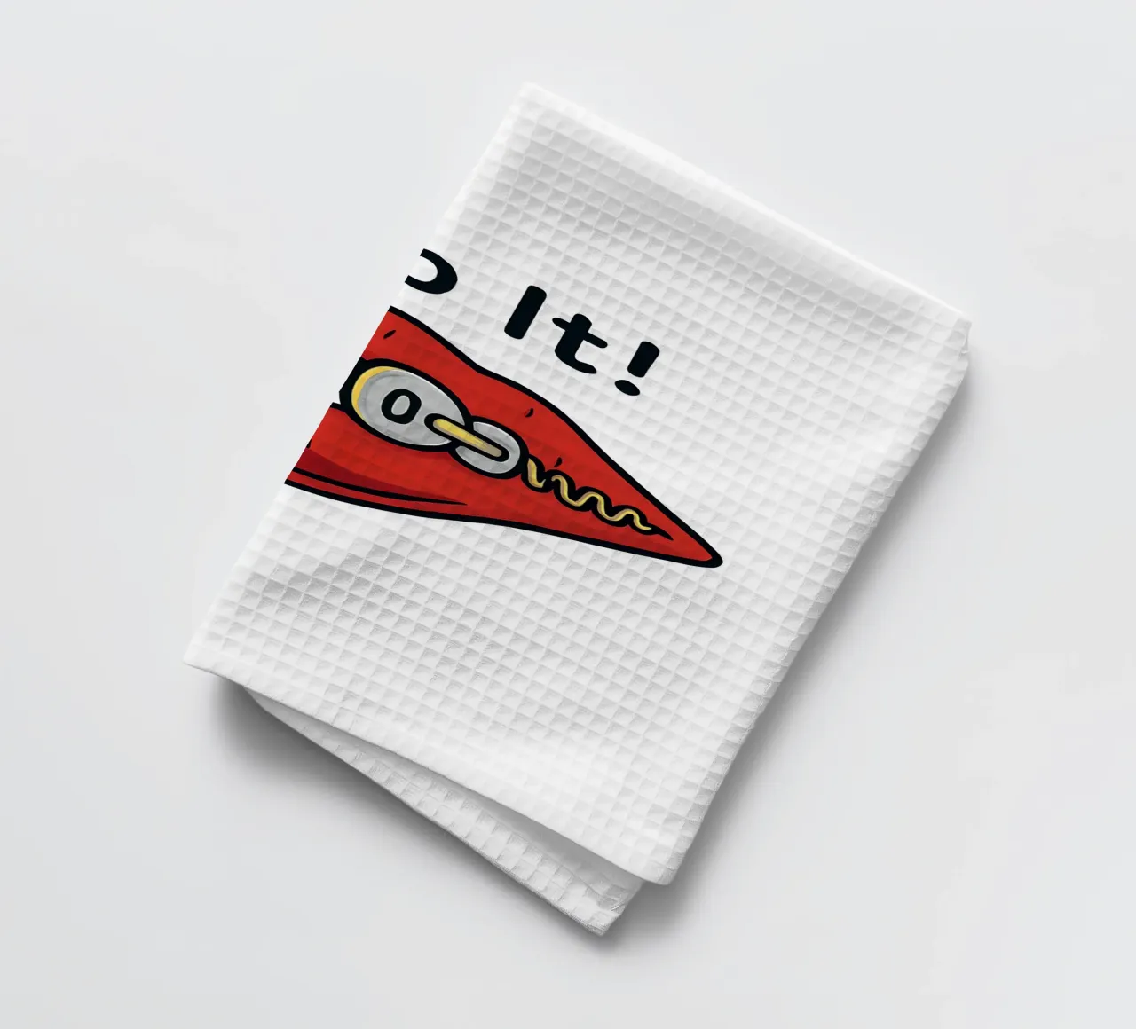 Zip It Lips canovaccio da cucina da TeeLab
