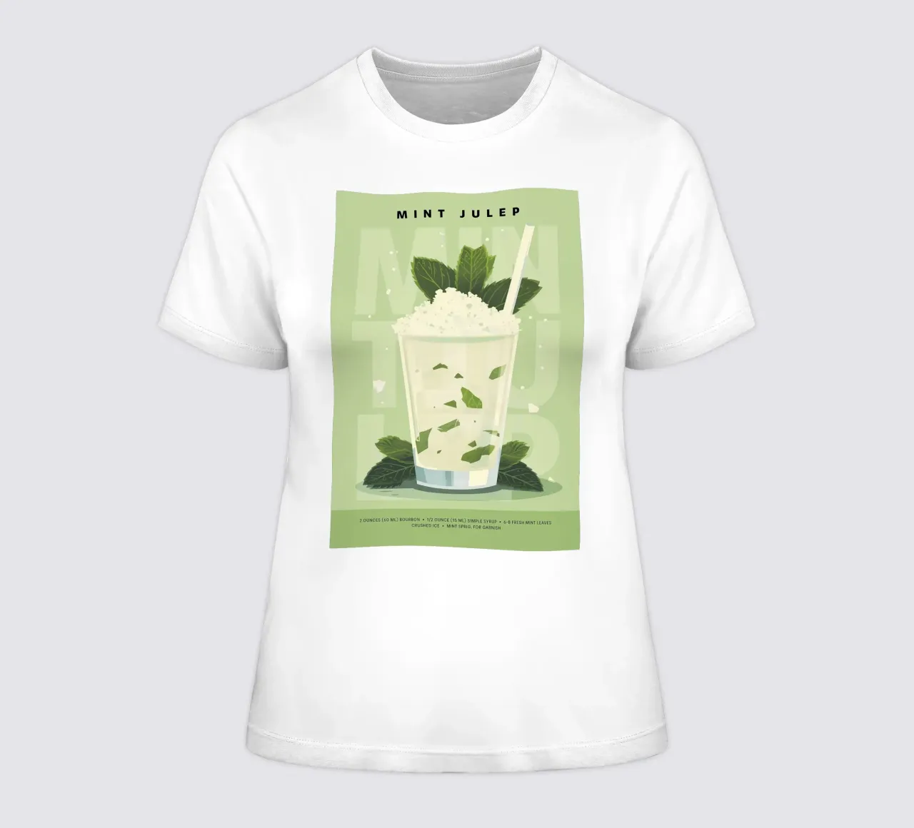 Classico Julep alla menta t-shirt da donna da kakaka