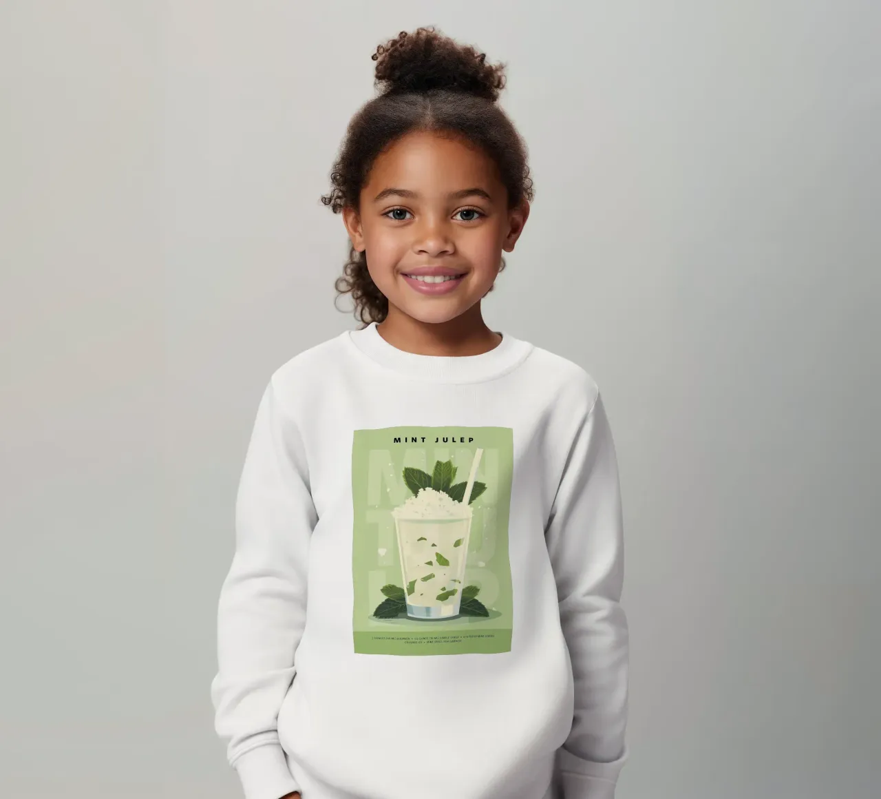 Classico Julep alla menta felpa bambino da kakaka
