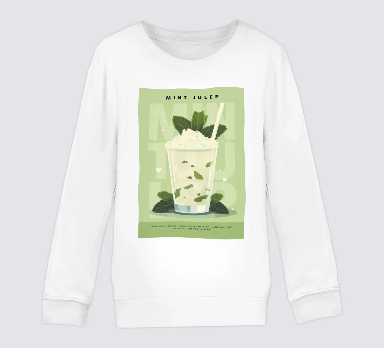 Classico Julep alla menta felpa bambino da kakaka