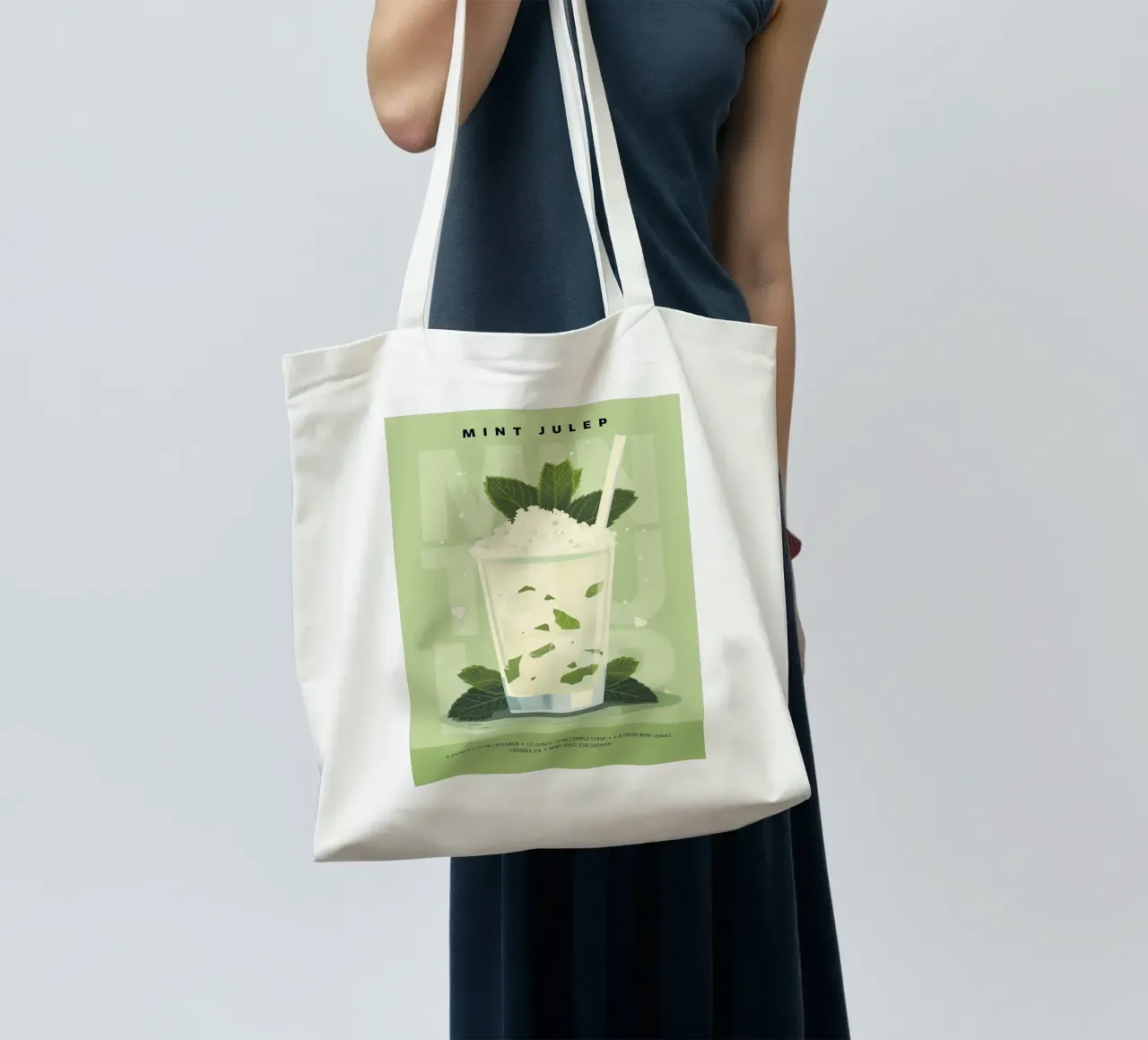 Classico Julep alla menta borsa in juta da kakaka
