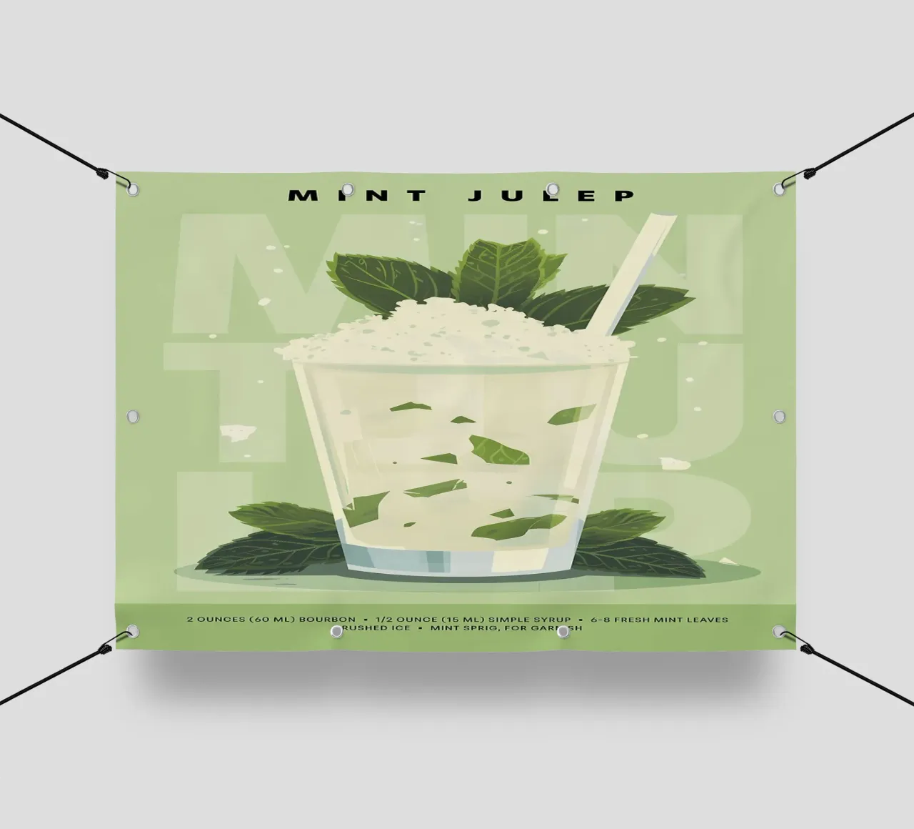 Classico Julep alla menta telo in pvc da kakaka