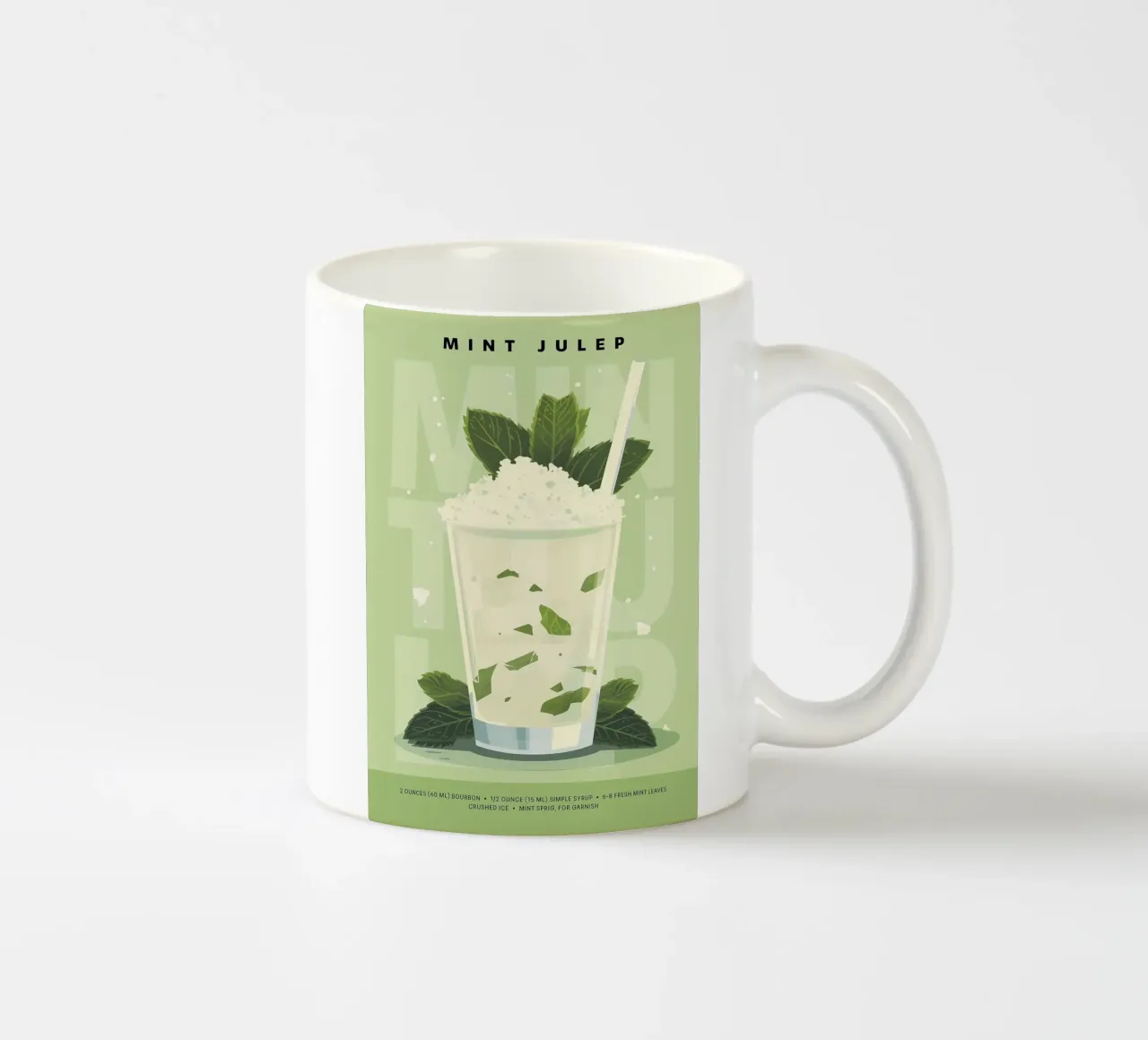 Classico Julep alla menta tazza in ceramica da kakaka