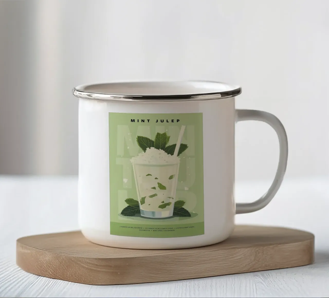 Classico Julep alla menta tazza in smalto da kakaka