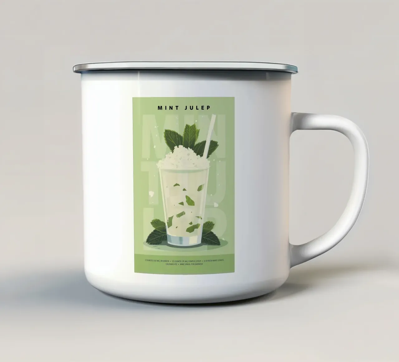 Classico Julep alla menta tazza in smalto da kakaka