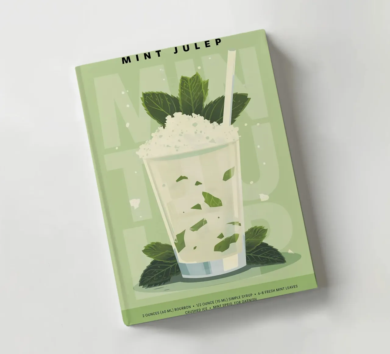 Julep classique à la menthe carnet de notes de kakaka