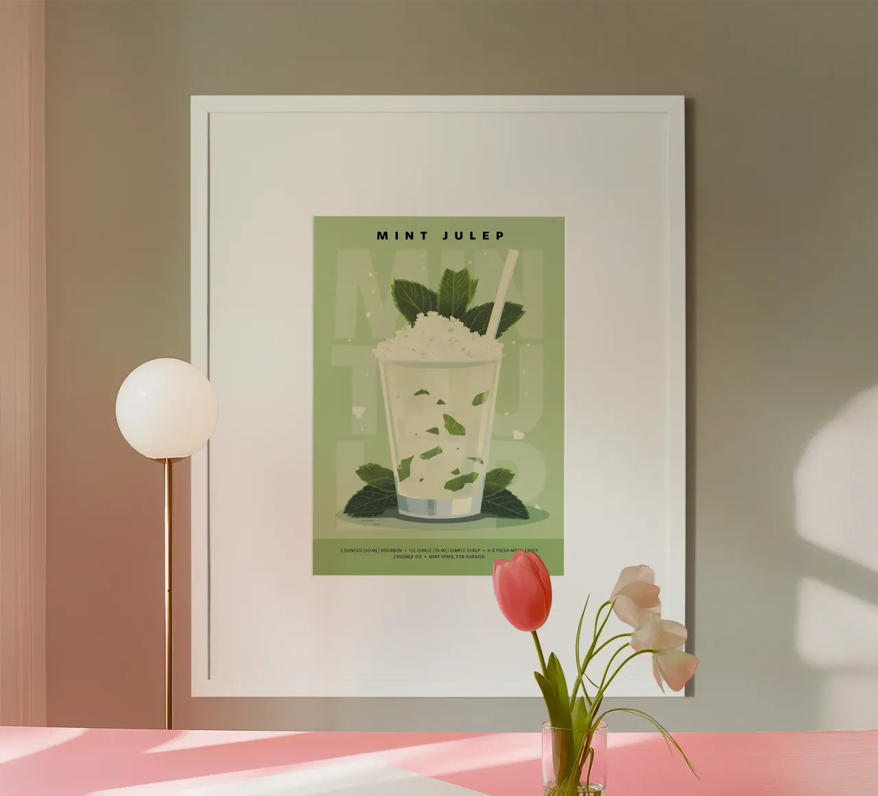 Classico Julep alla menta poster da kakaka