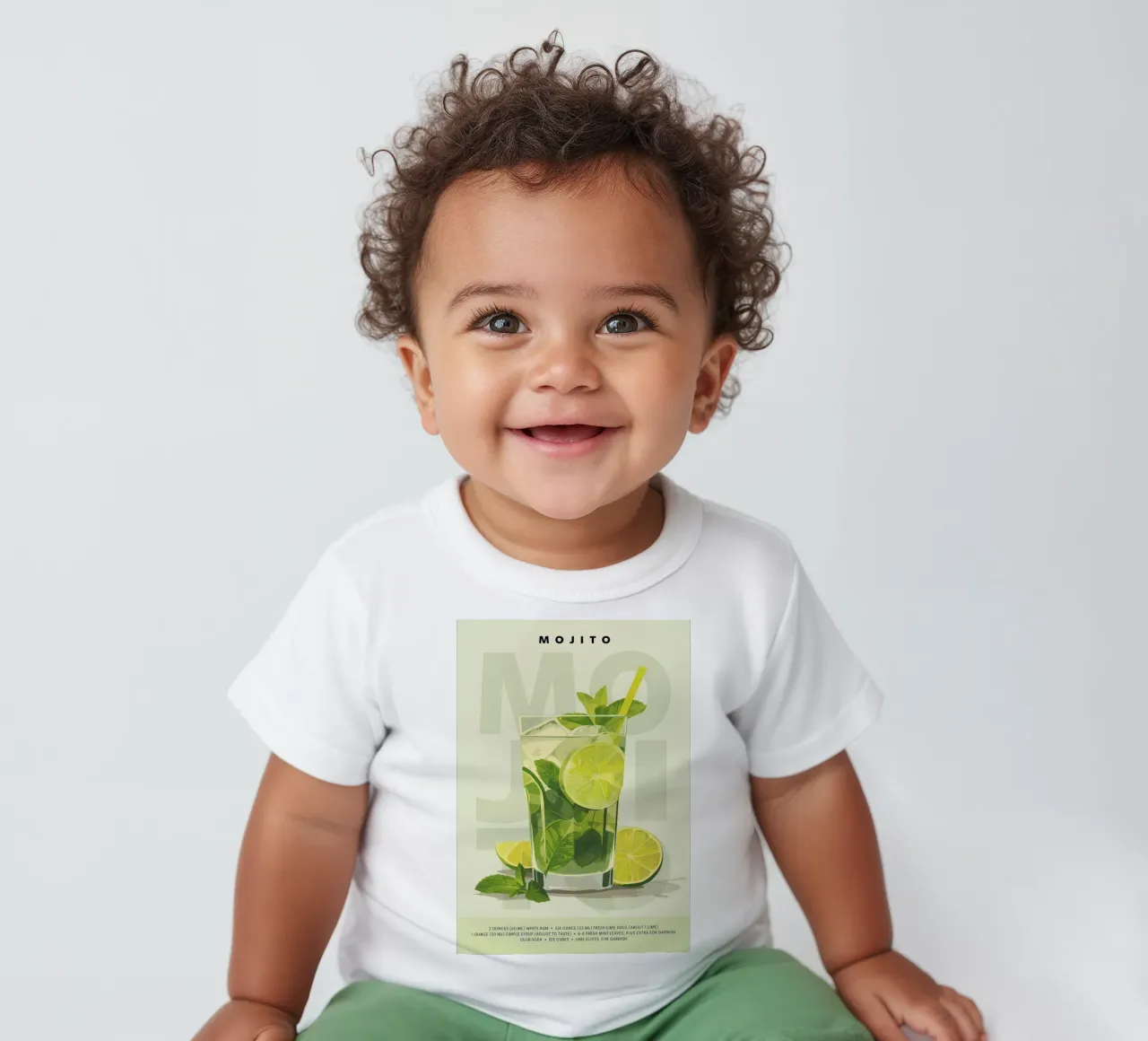 Mojito classico maglietta neonato da kakaka