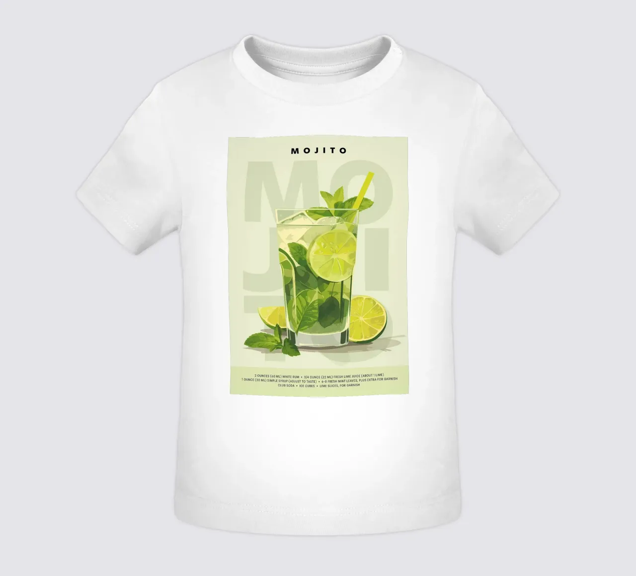 Mojito classico maglietta neonato da kakaka