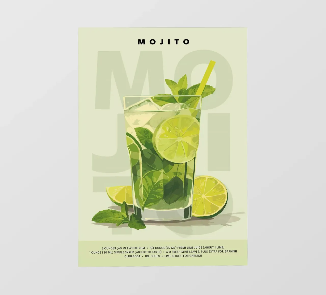Mojito classico pellicola backlit da kakaka