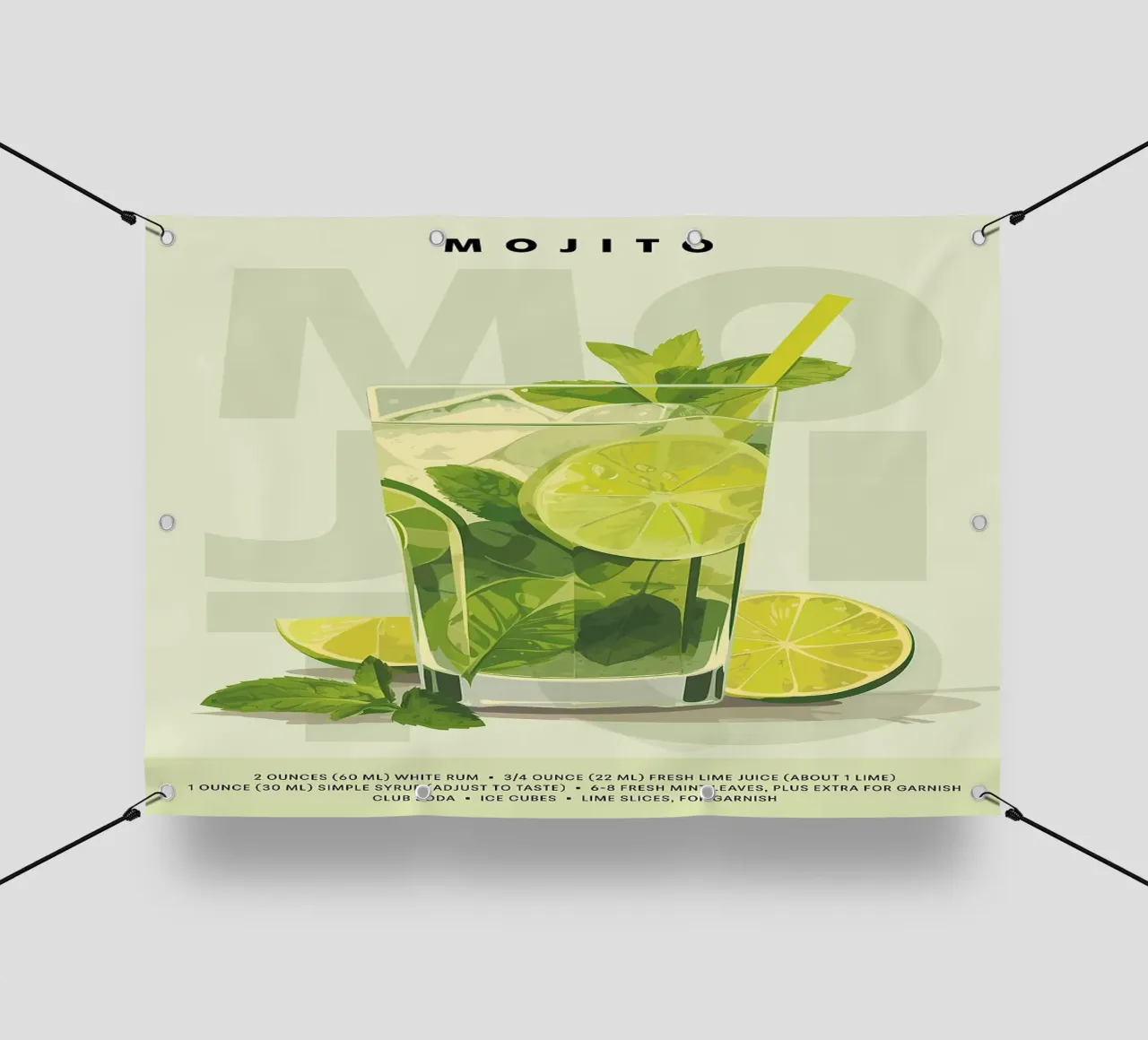 Mojito classico telo in pvc da kakaka