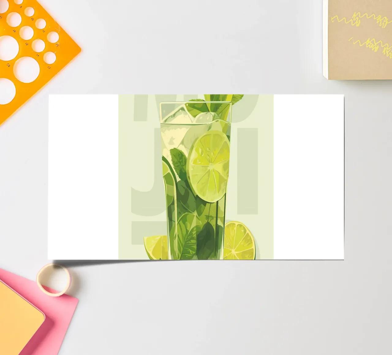 Mojito classico foglio adesivo da kakaka