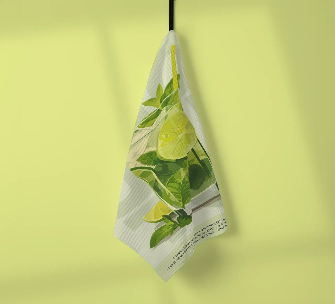 Mojito classico canovaccio da cucina da kakaka