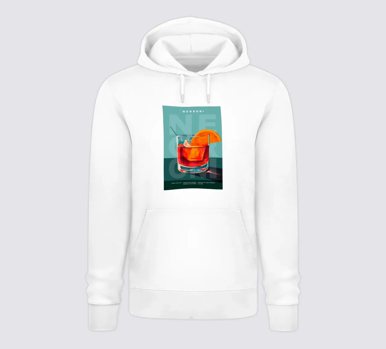 Negroni classico felpa con cappuccio da kakaka