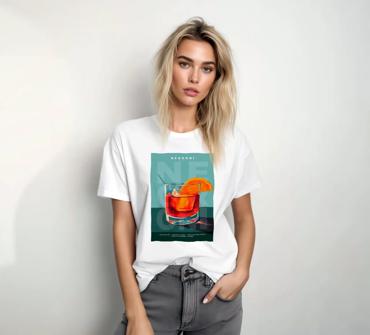 Negroni classico t-shirt da kakaka