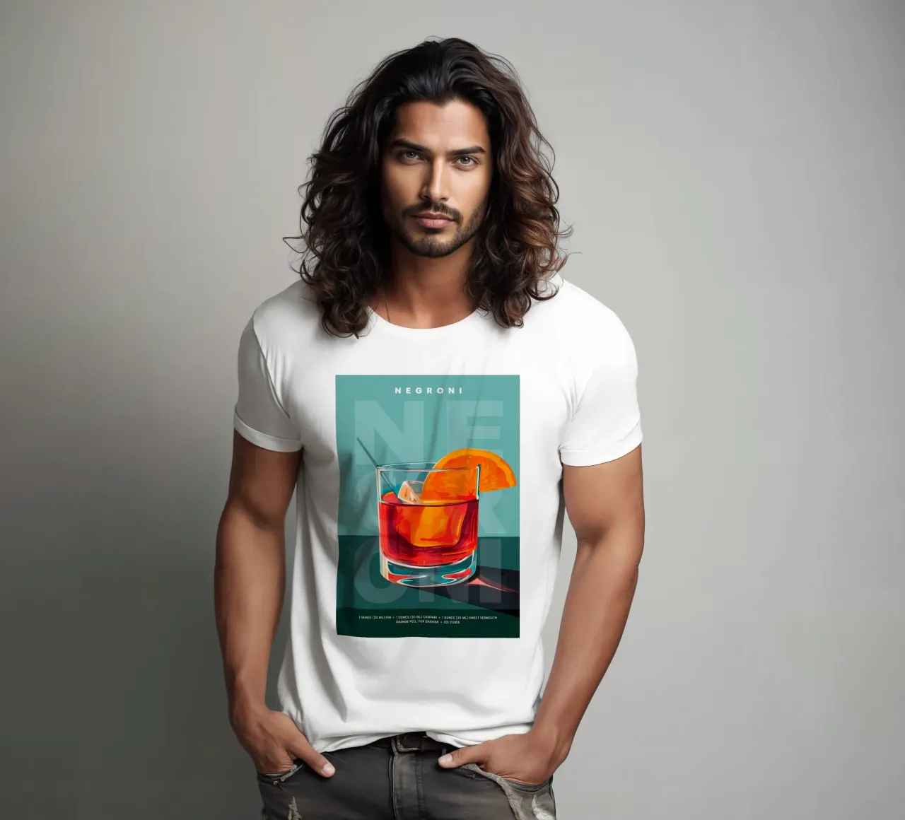 Negroni classico t-shirt da kakaka