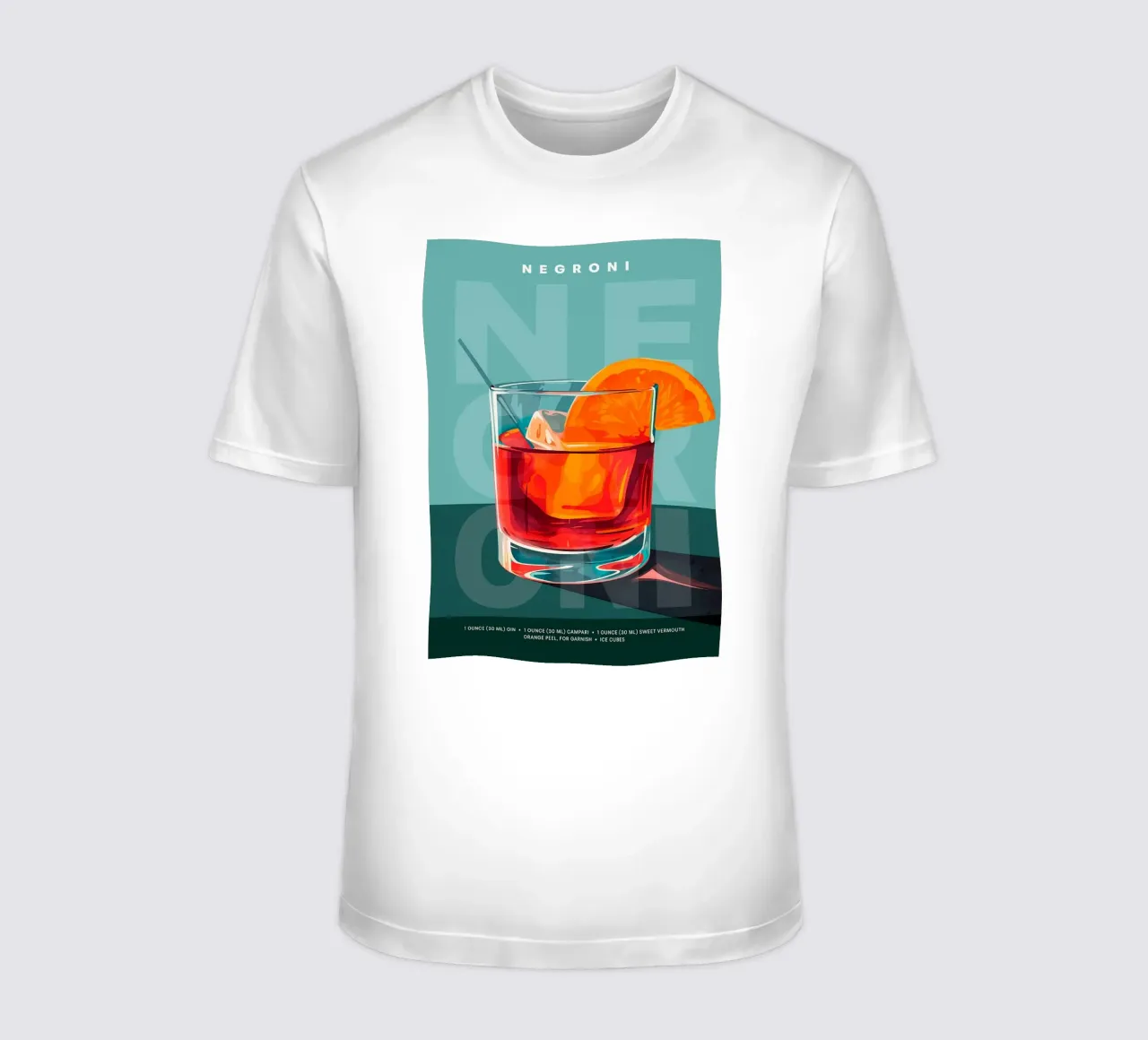 Negroni classico t-shirt da kakaka